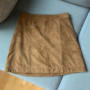 Abercrombie suede mini skirt!